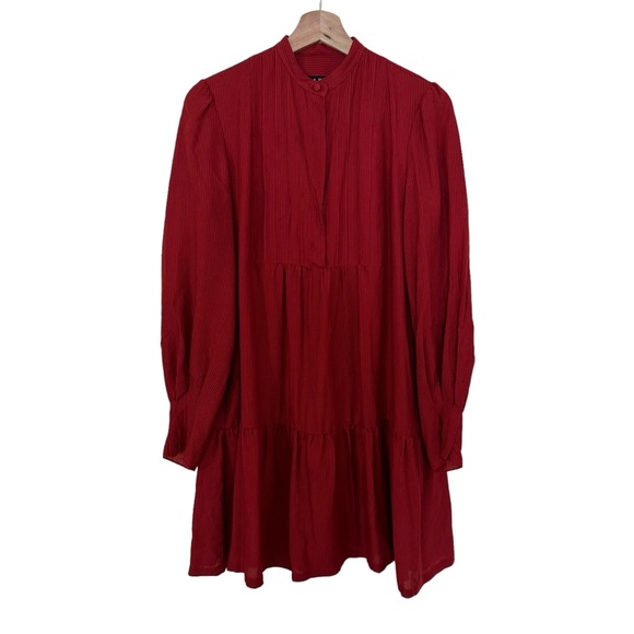 A.P.C. Jones Dress Red Dress Size XS - Picture 2 of 7